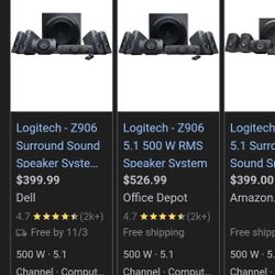 Logitech Surround Sound Speakers