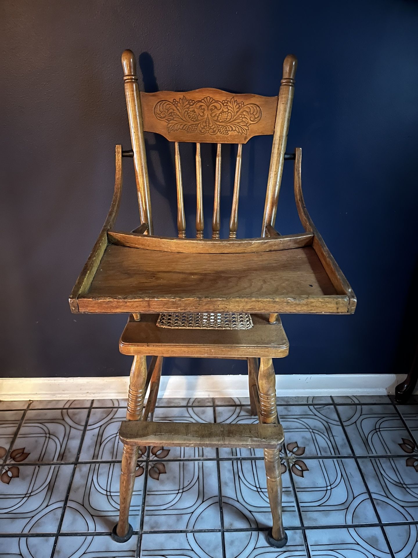Antique Victorian High chair 1890s