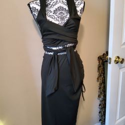 Black Skirt Set Size Medium
