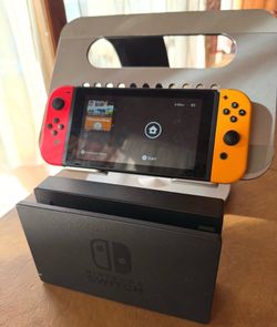 Nintendo switch red and yellow joy cons