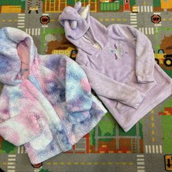 Girls Coat + Sweatshirt