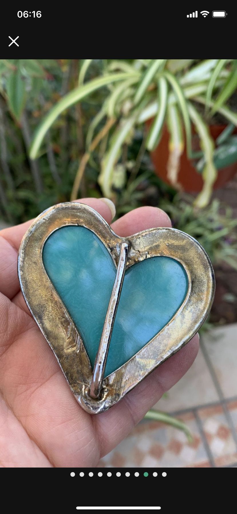 Heart Shaped Broach/pin & Decoration ❤️