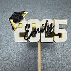 Graduation 2025 Cupcake Toppers – Custom & Ready to Celebrate!