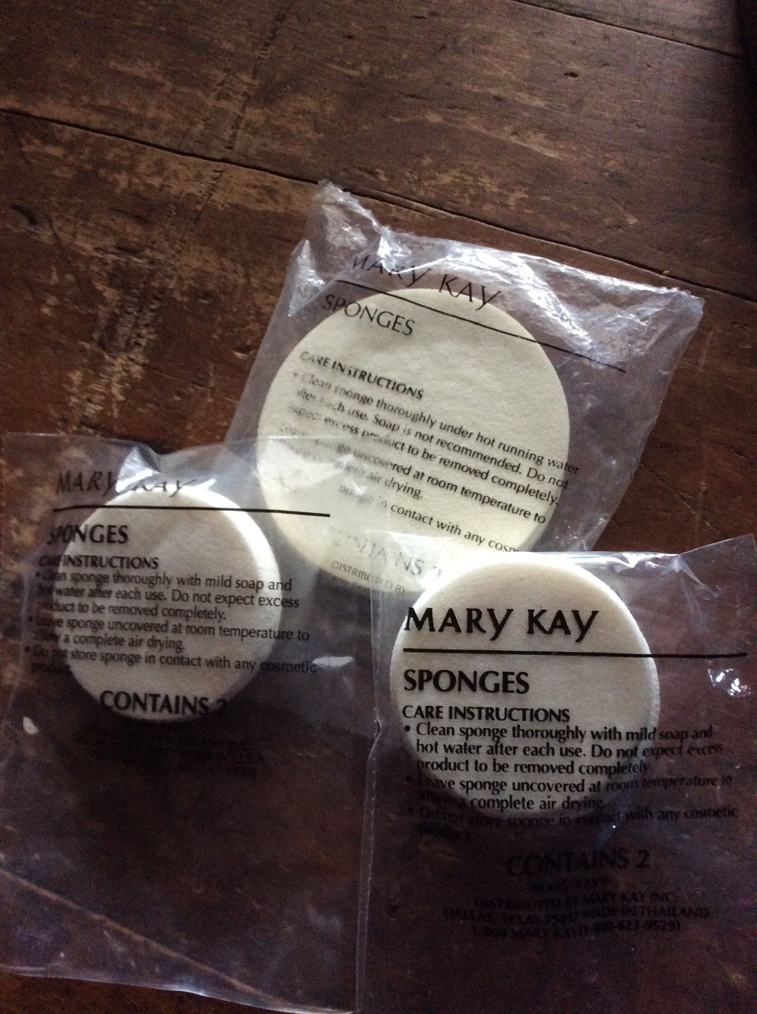 All 3 Mary Kay 2-Pack Sponges