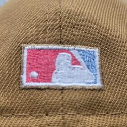 Chicago Cubs New Era Wheat 59FIFTY Fitted Hat - Tan