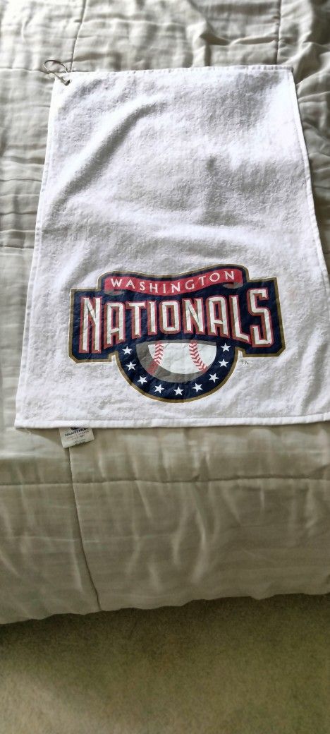 Washington Nationals Towel With Clip