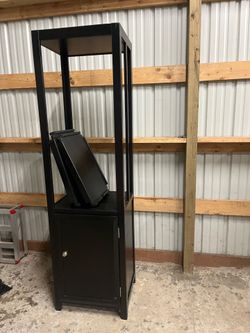 Free Black tall cabinet