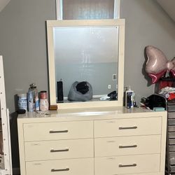 Dresser And Mirror