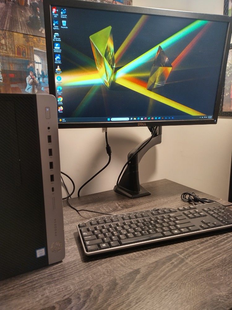 HP Desk Pro - 2025 Windows 11 Pro - 3.2Ggz, 16GB RAM, Dual Drive SSD, WiFi Bluetooth USB, Intel HD Graphics - $160