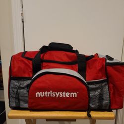 Large Nutrisystem/GNC Gym Bag 