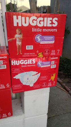 Huggies Diapers and wipes
