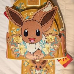 Loungefly Pokémon Eevee Floral Mini Backpack and Matching Wallet — BoxLunch Exclusive