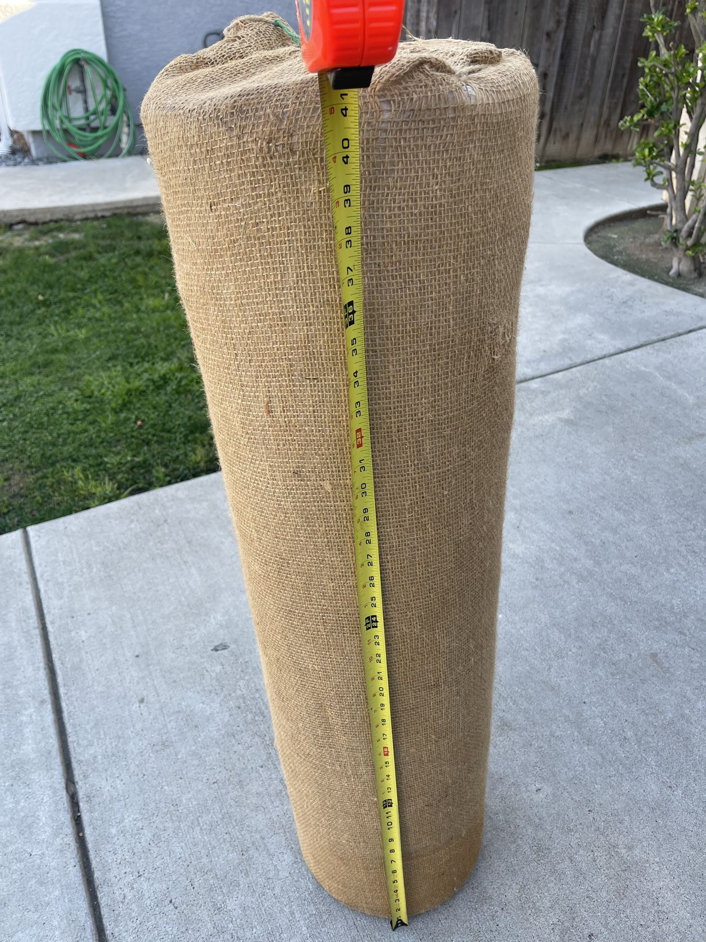 Burlap Natural Jute Brand New Roll