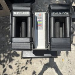 PowerBlock 45 Lb Adjustable Dumbbells 