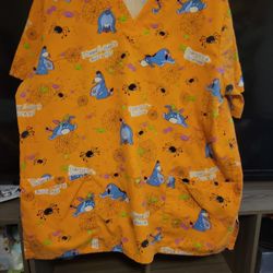 Disney Scrub Top 
