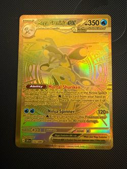 Mega Greninja ex 122/086 Gold Hyper Rare