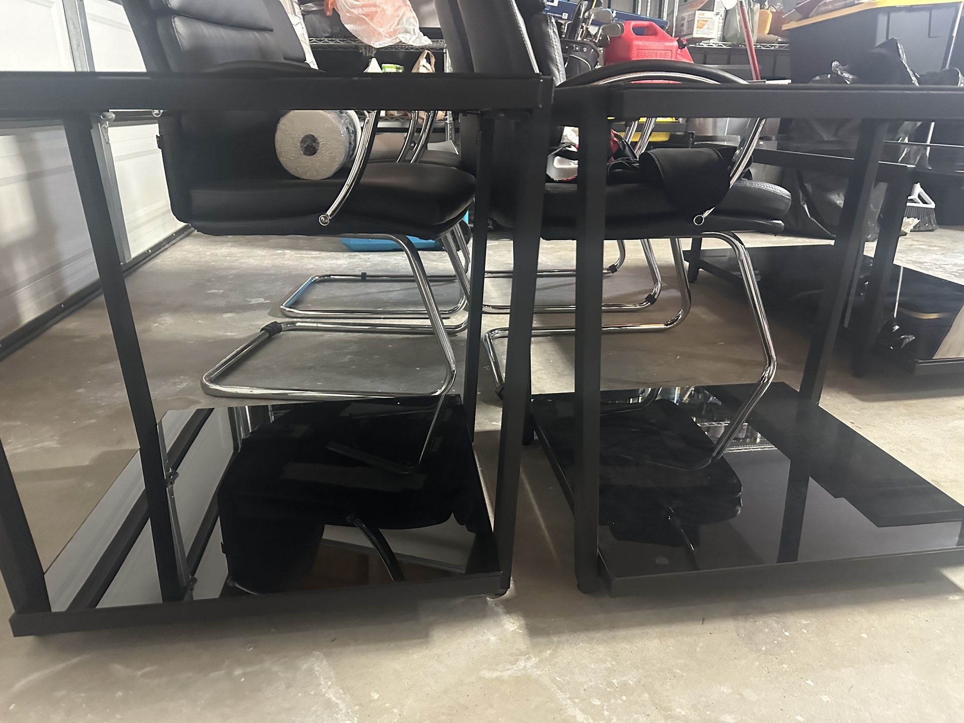 Black Glass shelves 