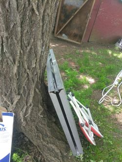 Antique folding camping tables