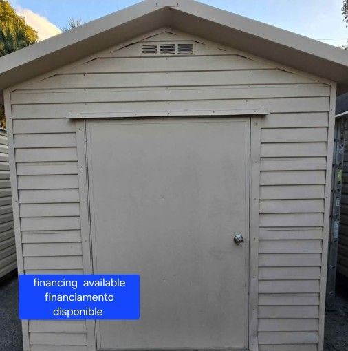 shed casita de patio 8x8, delivery included