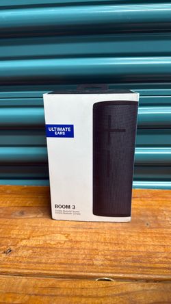 NEW SEALED Ultimate Ears UE BOOM 3 Bluetooth Speaker Black