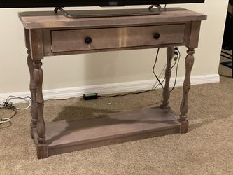 Home goods light gray TV stand with drawer