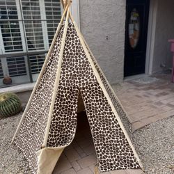 Kids Play Tent -giraffe Pattern