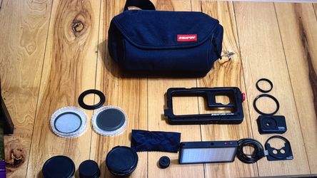 Beast Cage Smartphone Filmmaking Package — 1.7X Telephoto + Anamorphic + Beastcage + RGB Light