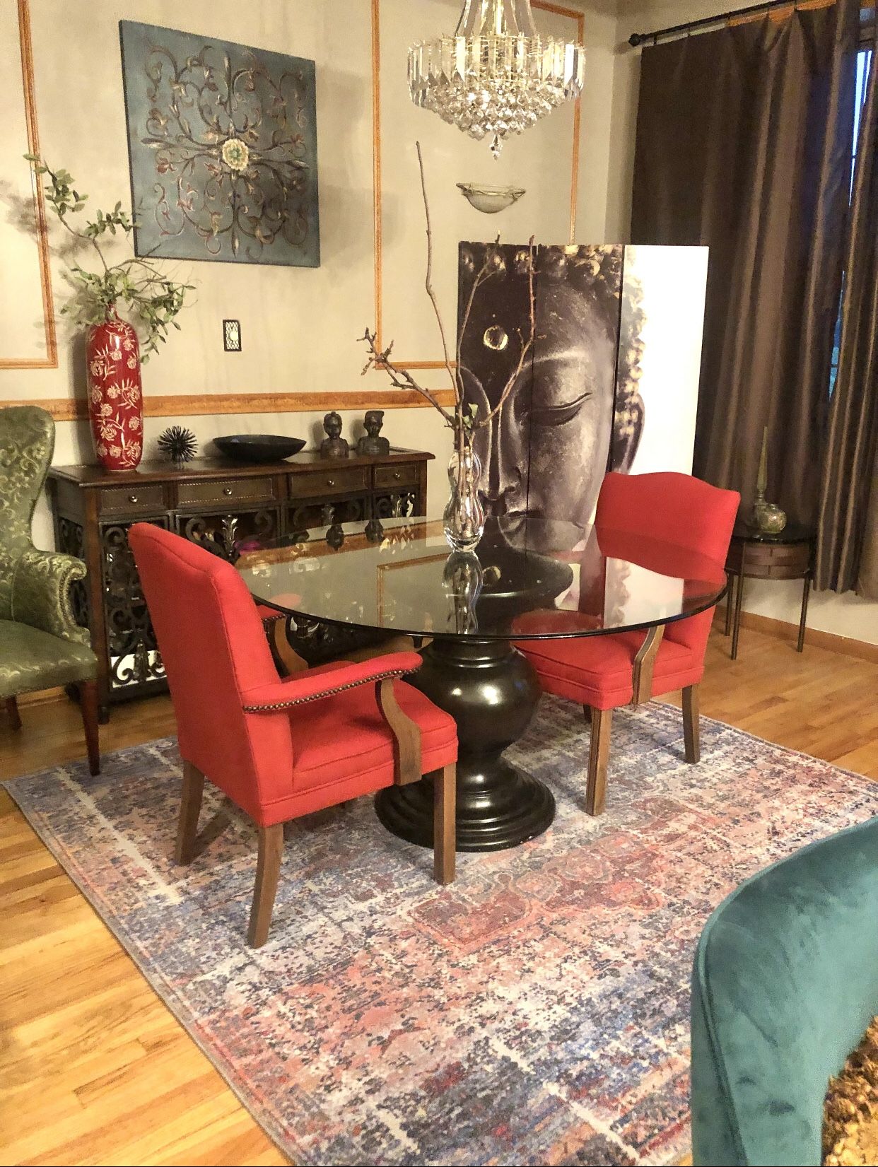 Dining Table Glass Over 4ft