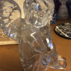 ANGEL glass Crystal Candle Holder 
