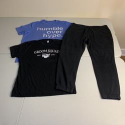 Men’s X-Large T-shirts & Sweat Pants 
