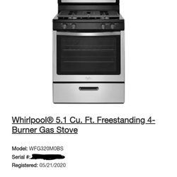 Whirlpool Stove 