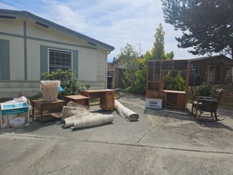 Free furniture in driveway
