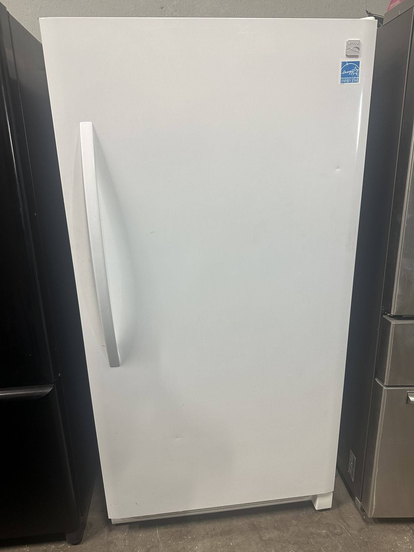 Upright frost free Kenmore Freezer can deliver