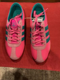 Adidas Originals Pink Teal Sneakers size 6