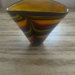 Hand blown Glass Vase