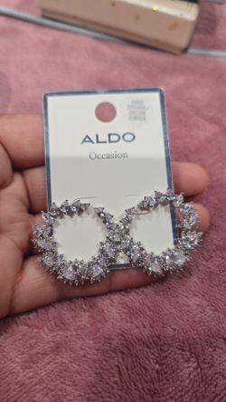 ALDO Cubic Zirconia Hoop Earrings