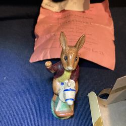 Vintage Royal Doulton Bunnykins (Rabbit On Rocking Horse)