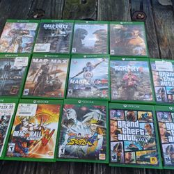 26 EMPTY XBOX ONE  VIDEO GAME CASES $40 FINAL PRICE 