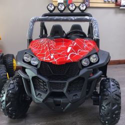 Electric Spiderman Kids Car Has Built In Screen📺 And Bluetooth for Music 