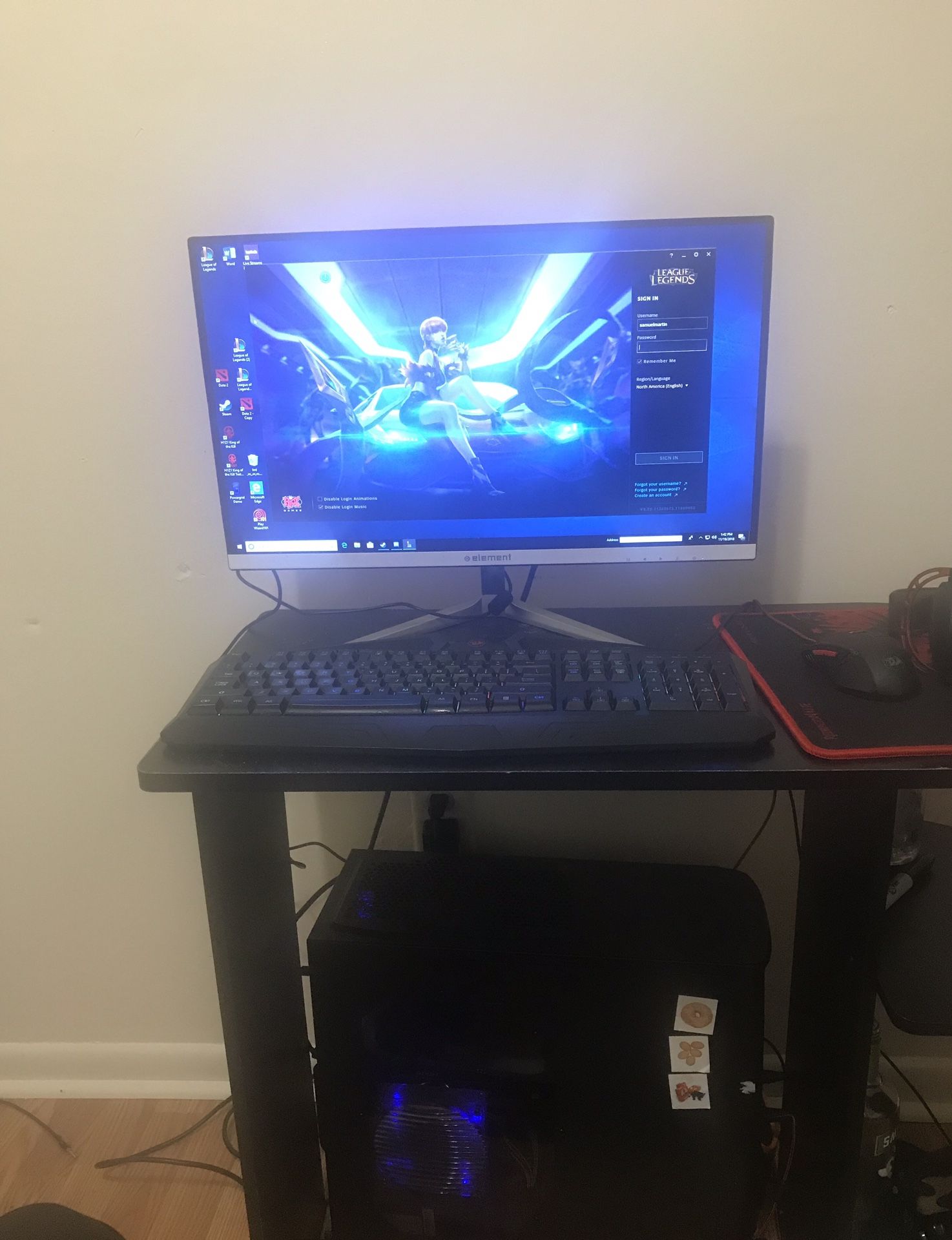 Custom Gaming pc setup