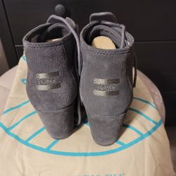 Toms Kala Suede Wedge Bootie
