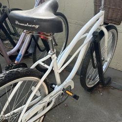 White Cruiser Bike