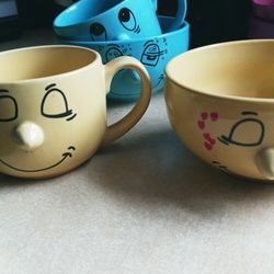 Livingston 3d Face Cup Bowl Sets