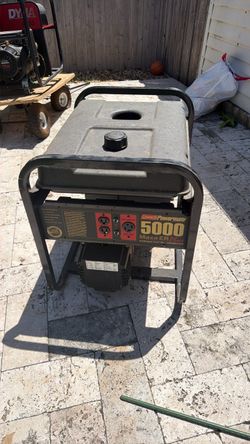 Coleman 5000w generator runs