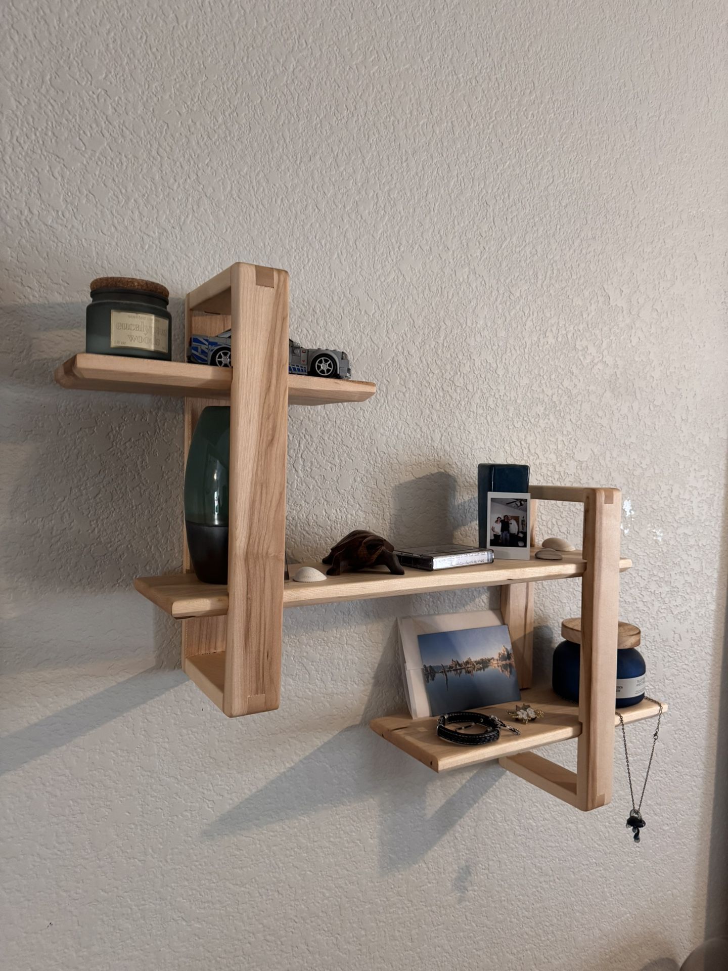 Handmade Modern Three Tier Shelf