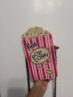 Betsey Johnson Popcorn Novelty Crossbody Bag