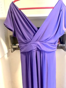 Purple Long Dress