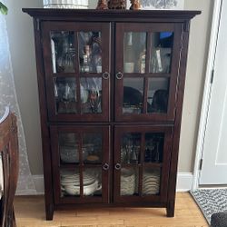 Wooden Credenza/Bookcase 
