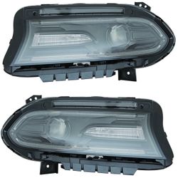 Dodge Charger headlight HID with computer