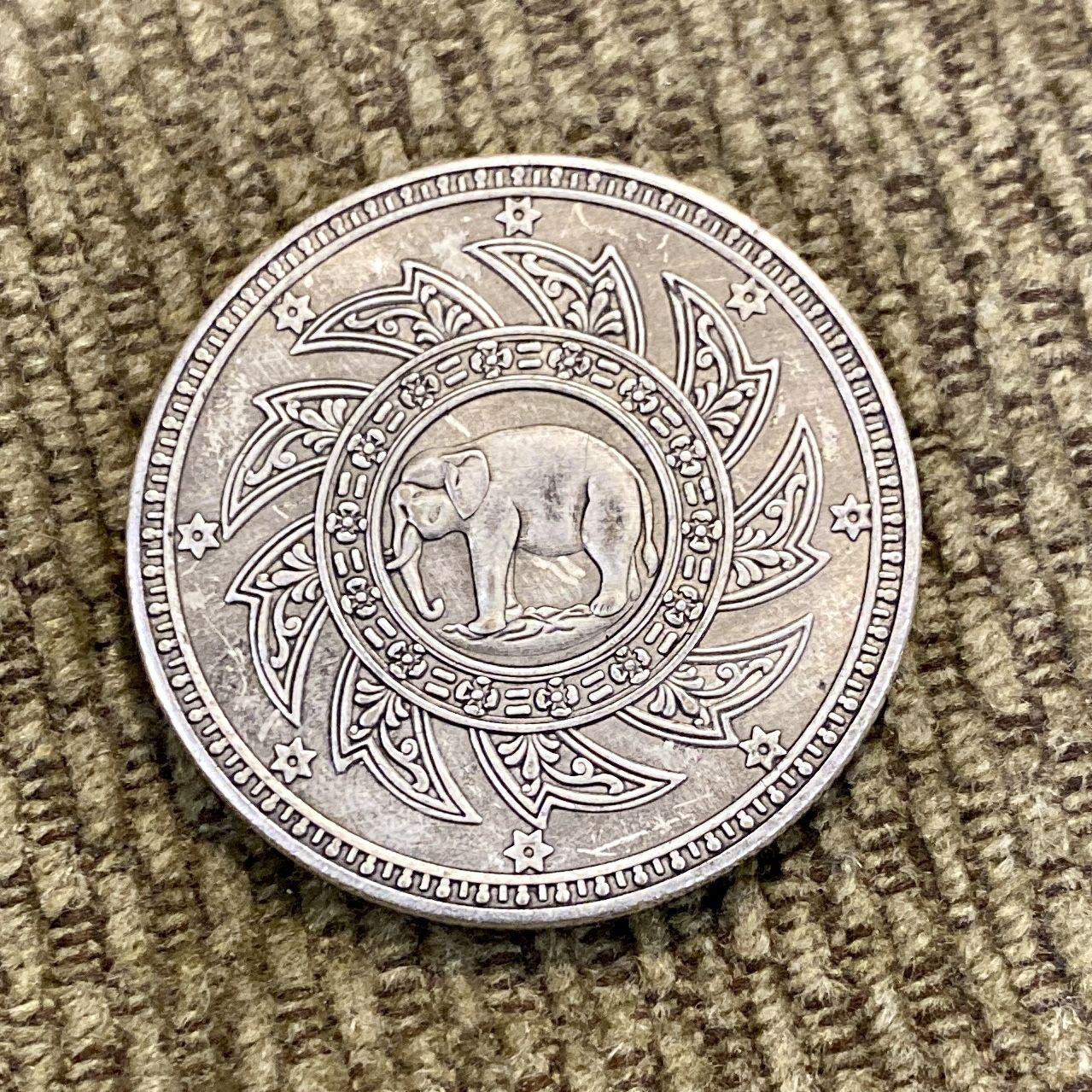 Antique Silver Thai Coins